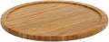 YBM Home Bamboo Wooden Non-Skid Lazy Susan Turntable Fully Rotating Pantry Cabinet