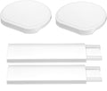 White - Expansion Pack - 2 Straight Tracks and 2 Trays. Does not Work Without the Lazy Susan Revolution Full Set (Sold Separately).