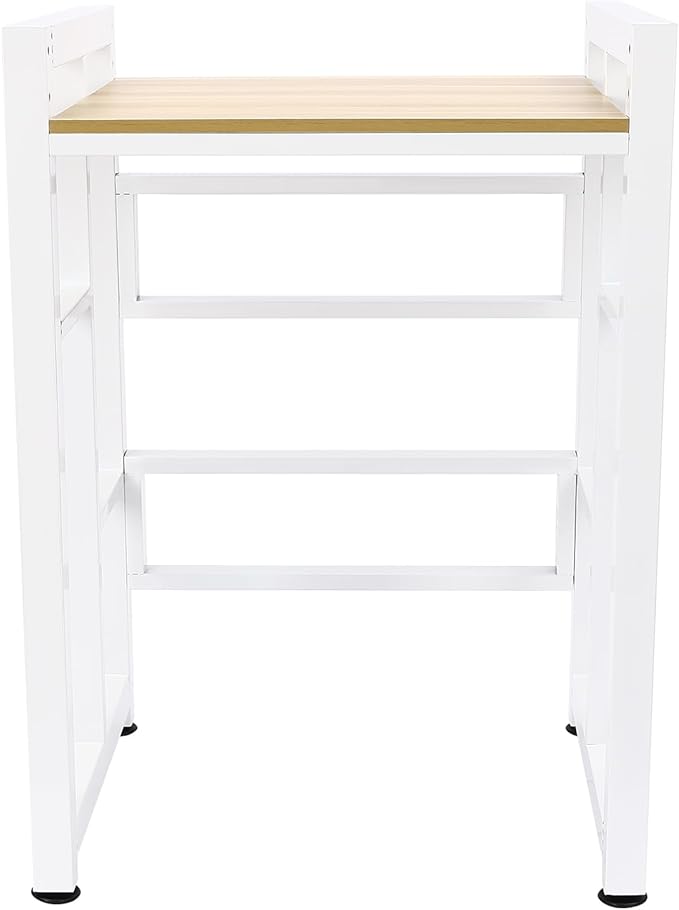 Over Washer and Dryer Shelves,Dryer Storage Shelf,Laundry Room Storage and Organizer Standing Shelf,Height Adjustable Laundry Room Shelves, Load-Bearing Capacity 418.9 lbs (Light Walnut)