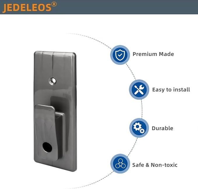Wall Mount Holder for Shark Rocket HV300 HV301 HV302 HV303 HV320 HV322 HV324 HV325 HV380 HV380C Upright Vacuum, Replace Parts 390FFJH380 and 416FFJV300