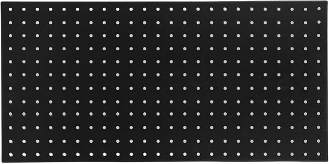 Aramox 2PCS Pegboard Wall Organizer, Alloy Steel Tool Storage System, Customizable 24x12 Inch Panels with 288 Holes for Home Garage Office Organization
