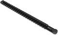 Olsa Tools 1/4-Inch Drive Aluminum Socket Organizer with Locking End Caps | Professional Quality Socket Holder (BLACK)