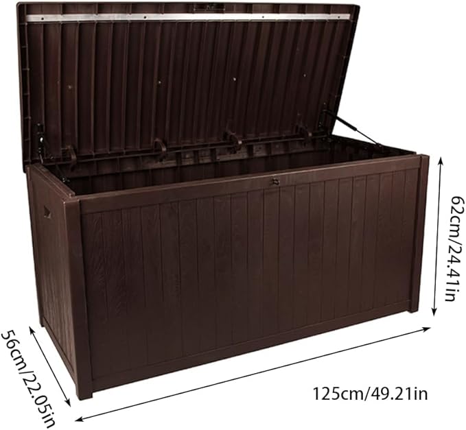 Large Outdoor Storage Box UVs-Resistants Outside Storage Box Container Waterproof for Furniture Outdoor Cushions Garden Tools