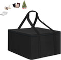 SIRUITON 32”L x 32”W x 24”H Outdoor Cushion Storage Bag,Patio Furniture Cushion Storage Bag,Heavy Duty Rip Proof 600D Oxford,with Handle and Zipper of Waterproof Garden Cushion Storage Covers
