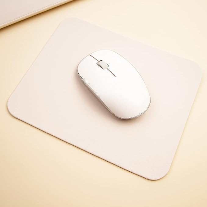 Laptop Sleeve 13 Inch Compatible with New MacBook Air 13, New MacBook Pro 13, Dell XPS 13 with Small Pouch, Mouse Pad and Cord Organizer, Color White