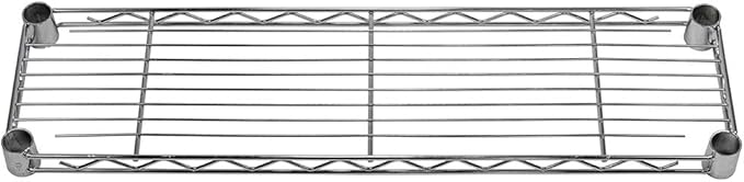 Shelving Inc. 8" d x 30" w Chrome Wire Shelving with 1 Tier Shelf, Weight Capacity 800lbs Per Shelf