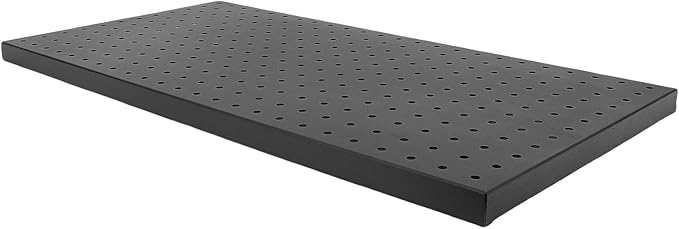 Keenso Pegboard Accessories, Metal Wall Panels Set with Hooks and Bins, Customizable Tool Storage System for Garage and Workbench