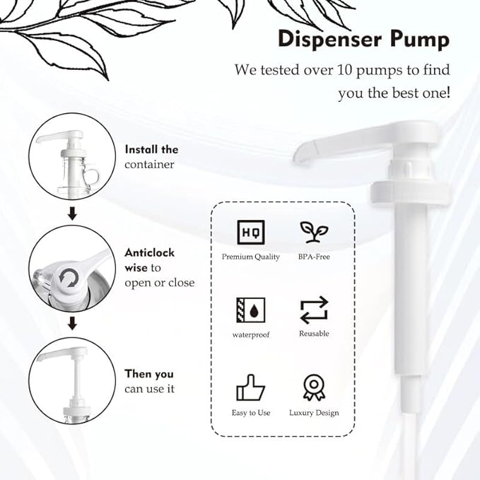 2 Pcs Glass Liquid Laundry Detergent Dispenser - One Gallon Fabric Softener Liquid Dispenser for Laundry Room (128 oz Each), Laundry Soap Dispenser - Includes Labels, Funnel, and Measuring Cups