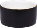 Paper Clip Holder - Ceramic Paperclip Holders for Desk, Binder Paper Clip Dispenser Organizer (Black)