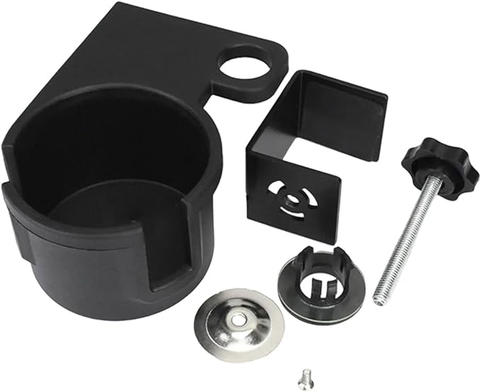 Upgraded 180 Degree Rotating Desk Clamp Organiser Cup Holder for Office and Gaming Table Coffee Mug Storage Rack