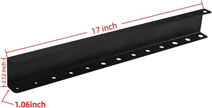 Heavy Duty Pry Bar Utility Storage Rack Screwdriver Peg Board Wall Mount Screwdrivers Holder with 26 Holes 17" Long Suitable for Garage Workshop Workbench