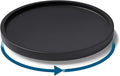 Lazy Susan Organizer for Kitchen,Bamboo Turntable for Cabinet,Pantry,Vanity,Small（Black）