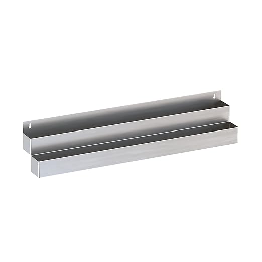 Stainless Steel Double Tier Speed Rail, Liquor Rack, Speed Rack, Bottle Holder - 48 Inch