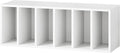 IOTXY DIY Modular Cube Bookcase - CubeXY Customizable Stackable Expandable Basic Shelving Units, 6-Cube Wooden Open Bookshelf with Removable Shelves for Books Organizer, White