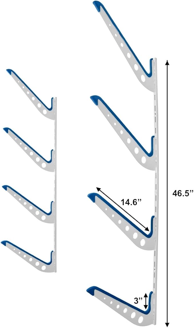 StoreYourBoard Snowboard Multi Wall Storage Rack, Home and Garage Mount