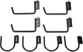 8 Pack E Track Heavy Duty Shovel Hanger for Store Long Handled Tools, Large Steel Tool Double J Hook, Tool Hanger, E Track Accessories for Enclosed Trailer or Trucks