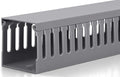 ZhiYo 2x2in Server Rack Cable Management, 6.6ft Cable Duct Cable Raceway Kit, Electrically Safe PVC for Network Cable Management, Open Slot Wire Raceway for Computer Under Desk, Wire Duct Grey