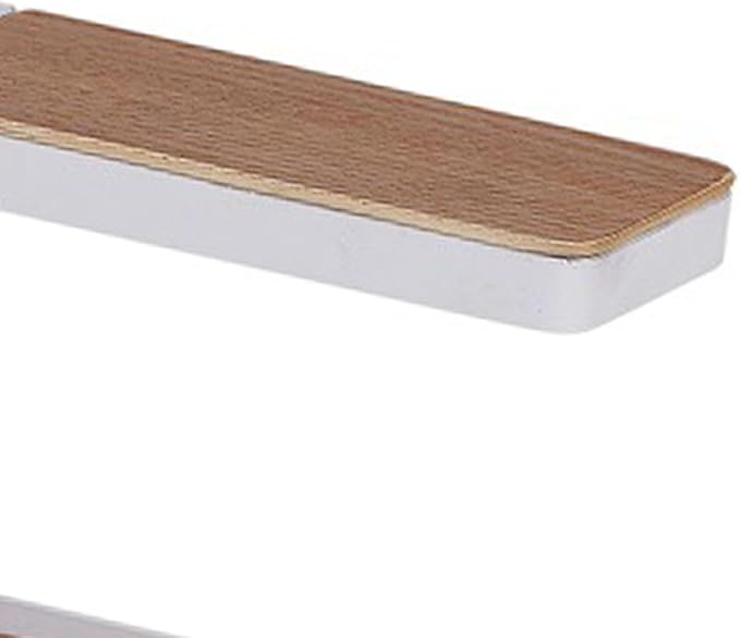 Remote Control Holder TV Remote Holder Remote Control Organizer Stylish Simple Lightweight Iron Art Wood Desk Organizer for Home Office Desk Coffee Table