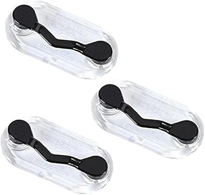 Readerest Magnetic Glasses Holder (3 Pack), Magnet Clip for Readers, Sunglasses & Work Badges for Men & Women, USA Made