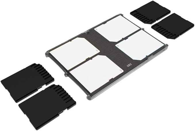4-Slot SD Card Holder Case, Slim Ultra-Thin SDHC SDXC Memory Card Organizer