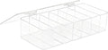 Clear Acrylic Makeup Organizers, 7-Section Bathroom Organizer for Drawer, Cosmetic Display Cases with Lid, Blushes Highlighters Eyeshadow Powder Makeup Organizer Holder Storage