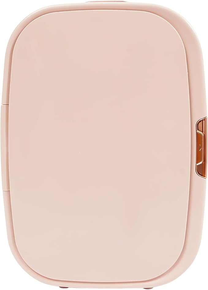 12.68Qt Portable Small Refrigerator Cosmetics Refrigerator Mini Fridge with Constant Temperature( 4-60℃/39.2-140℉) Personal Beauty Fridge for Bedrooms, Offices, Dormitories, Dressing Rooms(Pink)