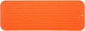 Silicone Dish Drying Mat for Multiple Usage,Easy clean,Eco-friendly,Heat-resistant Silicone Mat for Kitchen Counter,Sink,Bar,Bottle,or Cup Orange M 17 inches x 6 inches