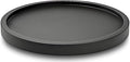 9" Black Bamboo Lazy Susan Organizer Kitchen Turntable for Cabinet Pantry Table Organization