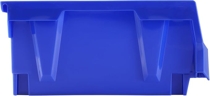 VEVOR Plastic Stackable Storage Bins 12 Pack (11 x 5 x 5-Inch), Hanging Storage Organizer Bins, Heavy Duty Stacking Containers for Closet, Garage, Office, Home, Pantry or Small Parts Organization