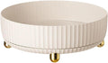 Rotating Makeup Organizer, 8.7 Inch Large Capacity Vanity Tray for Perfume & Cosmetics, Plastic