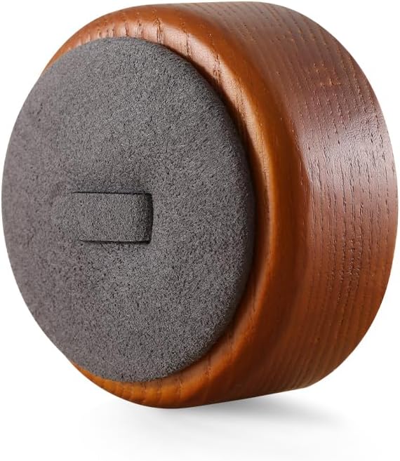 Ring Display, Premium Wooden Stand, Grey Jewelry Holder for Vendor