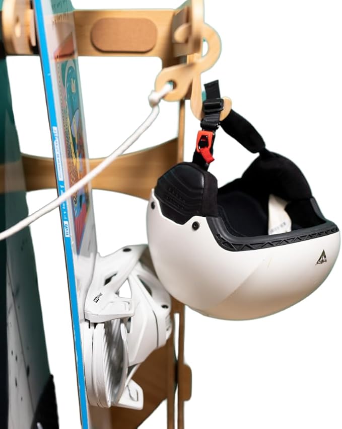 LISS Spirit Surfboard Rack Stand Holder for 3 & 4 Boards, Indoor Storage Display for Longboard, Shortboard, Snowboard, Wakeboard, Skateboard Up to 10Ft Long