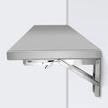 Stainless Steel Folding Wall Shelf,Stainless Steel Wall Mount Folding Table, Wall-Mounted Folding Table,for Laundry Room,Kitchen, Restaurant,Folding Design,Space Saving. (Size : L100*W40cm)