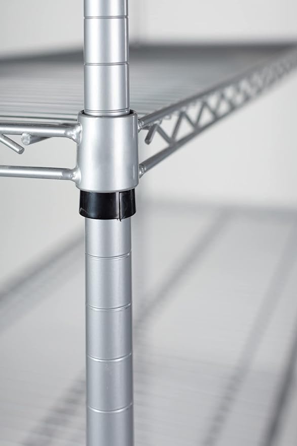 Omega 24" Deep x 54" Wide x 36" High 3 Tier Gray Starter Shelving Unit