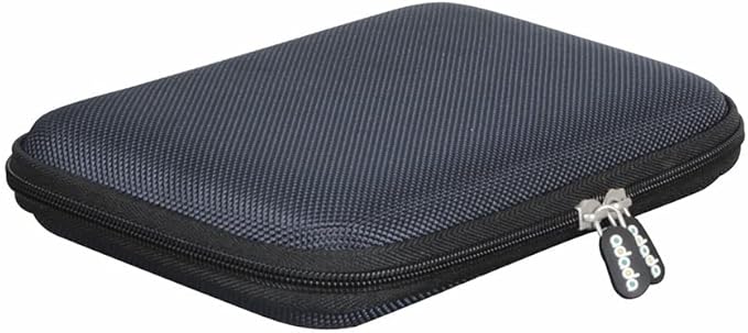 Adada Hard Case for SanDisk 500GB / 250GB / 1TB / 2TB Extreme Portable SSD (Black+Orange, Case for 3 Hard Drives)