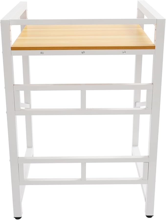 Over The Washer and Dryer Storage Shelf, Height Adjustable Washer Dryer Stacking Rack Stand for Bathrooms Laundry Rooms, Load Capacity 660 lbs