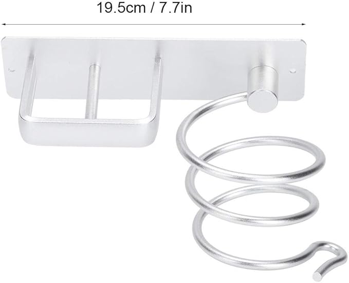 Aluminum Wall Mount Hair Care Hot Styling Tool Storage Organizer Shower Caddy Hair Dryer Flat Irons Curling Wands Hair Straighteners Holder Racks for College Dorm Bathroom Toilet