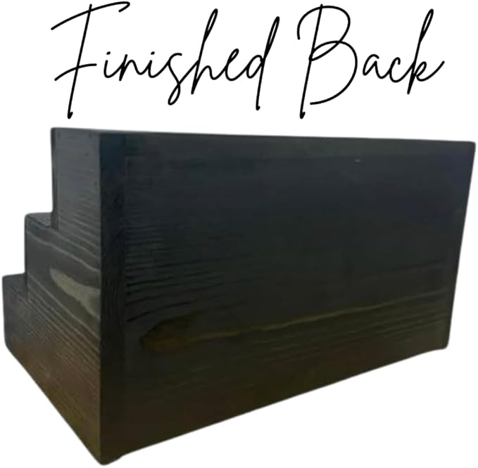 2 Tiered Counterop Liquor Bottle Display Shelf - Holds up to 26 Bottles - Freestanding Display, 42"-2 Tier Black