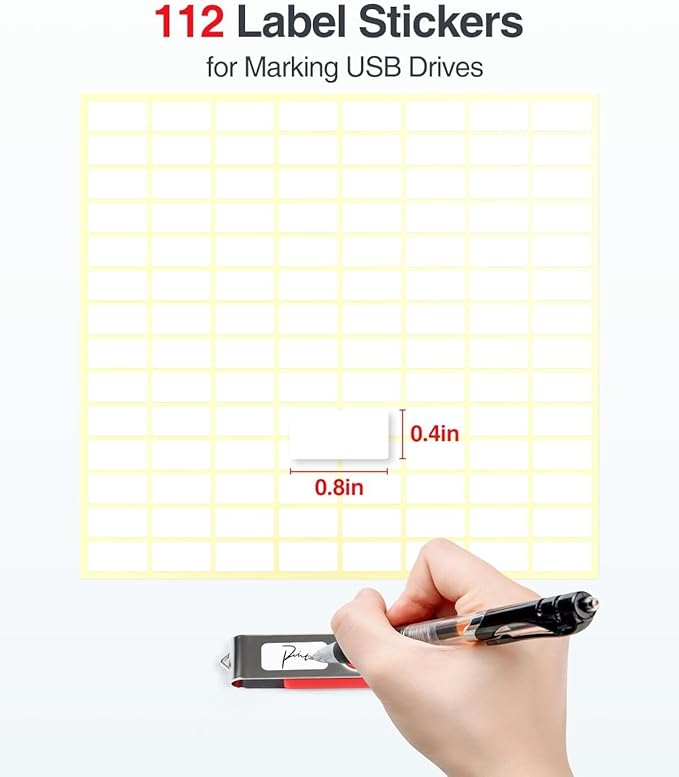Luxtude Clear Flash Drive Case with Labels, Hard USB Case Organizer with Lock, USB Storage Box Holds 76 Drives & 12 SD Cards, Thumb Storage Holder, Flash Drives Holder for Samsung & Sandisk