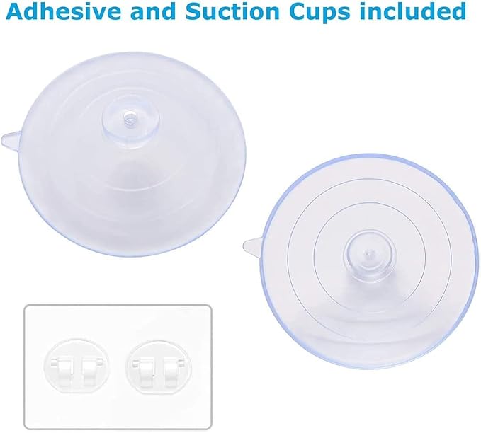 Sink Caddy Sponge Holder for Kitchen Sink Dish Cloth Hanger 2 Suspension Options(Suction Cups and Adhesive Hook), SUS304 Stainless Steel, Black