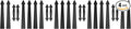 ZEKOO Garage Door Magnetic Decorative Hardware Kit, 8 Hinges 4 Handles Door Carriage Accents for 2 Car Garage, Color Black (Pack of 2)