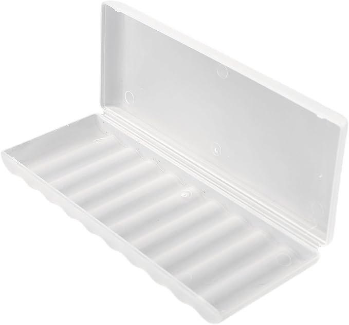 AAA Battery Storage Case Holder Box Battery Plastic Case 10 Slots AA AAA Storage Organizer PP Material Secure Closure Portable Compact Battery Holder Box(AA-10 Slots)