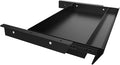 Large Under Desk Mounted Sliding Drawer with Pencil Tray and 60 Degree Tilt Panel to Pull Out, 22'' Long & 13'' deep Large Storage Organizer for Sit Stand Workstation