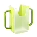 Milk Carton Holder with Handle 8x5cm Reusable Juice Box Holder No Squeeze Adjustable Food Pouch and Milk Box Rack for Kids No Spill