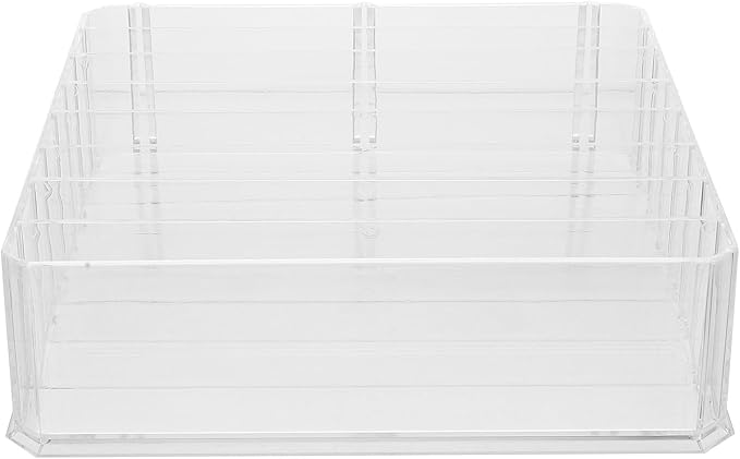 Makeup Palettes Holder Transparent Desktop Organizer with Design for Eyeshadow Blusher Lipstick Storage Practical Makeup Stand for Vanity Countertop and Cosmetic Case
