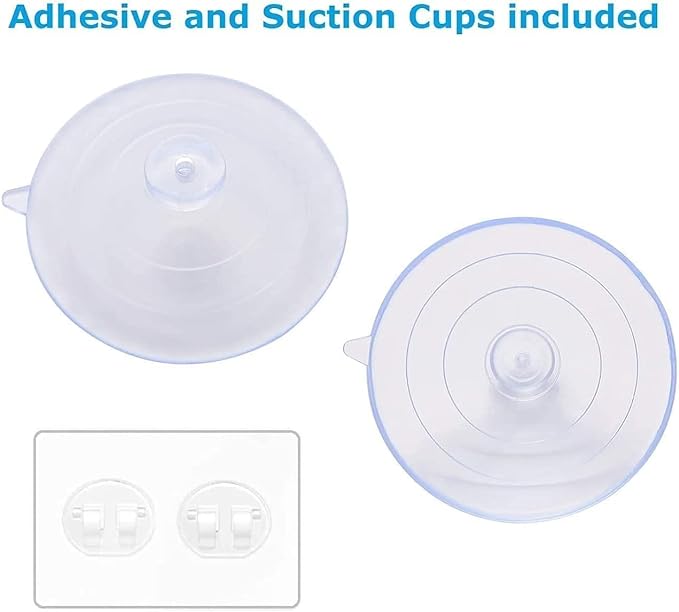 Sink Caddy Sponge Holder for Kitchen Sink Dish Cloth Hanger 2 Suspension Options(Suction Cups and Adhesive Hook), SUS304 Stainless Steel, Silver