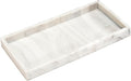 DNC Silicone Bathroom Vanity Tray for Counter, 7.9" Small Kitchen Sink Soap Tray for Dish Holder Dispenser Countertop Toilet Tank Desk Organizer