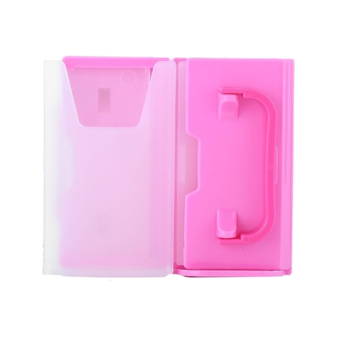 Milk Carton Holder Adjustable Spillproof Milk Drink Holder with Handle for Kid Child Kitchen Tool (Red)