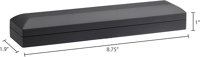 Allure - Luxury Bracelet Box With LED Light, Elegant Diamond Bracelet Case, For Unique Proposal, Engagement Or Wedding, Long Rectanglar Black Velvet Interior Jewelry Display Gift Box.