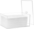 zoocatia Farmhouse Laundry Dryer Sheet Holder Clear Detergent Pods Container Dryer Balls Dispenser with Lid, Organization and Storage Box for Laundry Room, Bedroom, Desk
